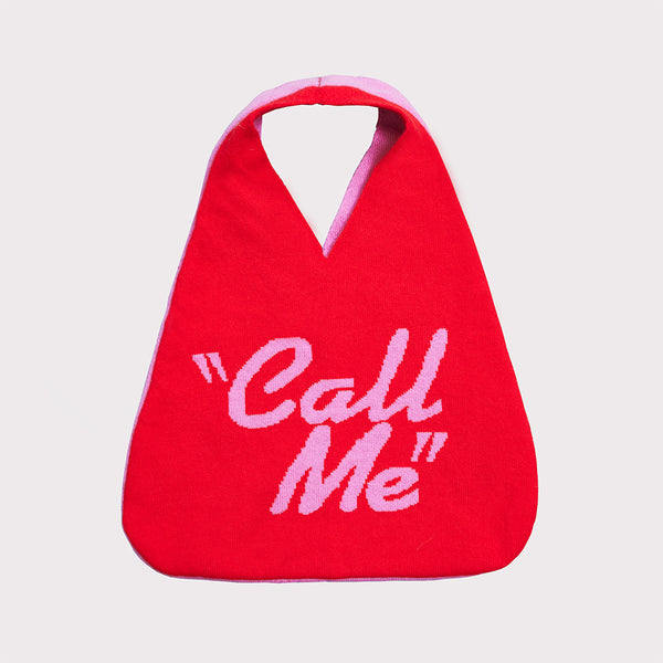 Front flat shot of the 'Call Me' Blondie bag