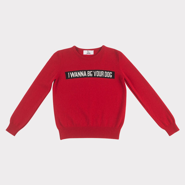 HADES I Wanna Be Your Dog, Red Iggy Pop Knit