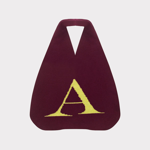 HADES Wool Letter A Bag Front