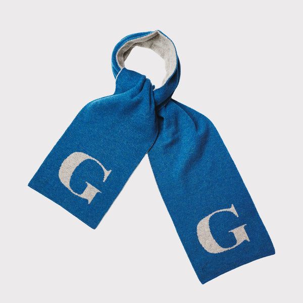 HADES Alphabet letter G scarf