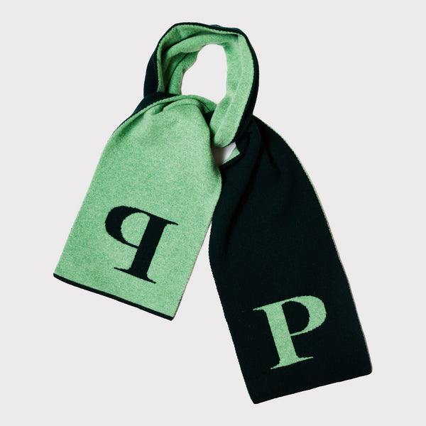 HADES Alphabet letter P scarf 