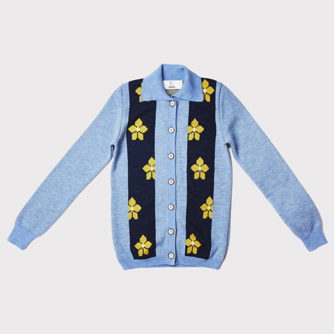 Barbauld Cardigan | Blue Floral