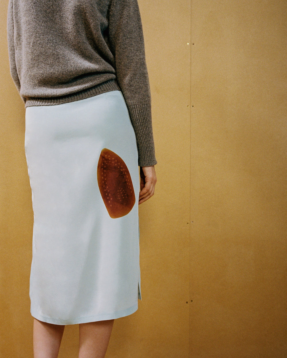 Back of the Iron Burn Skirt from the SS26 HADES Collection: I Love You*