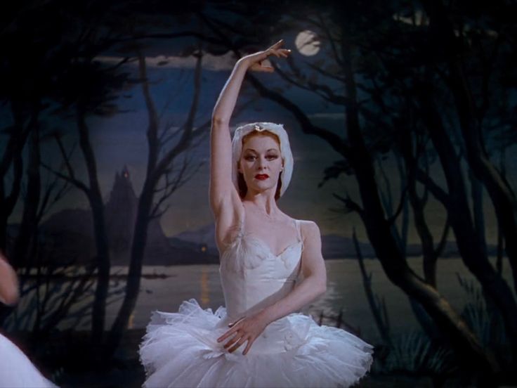 This image features actress and ballerina Moira Shearer in the 1948 film The Red Shoes.