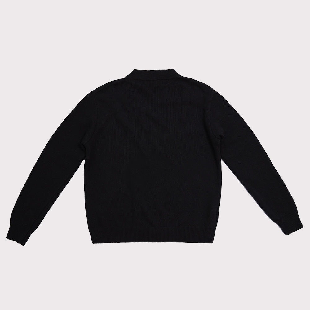 HADES Black Carrington with Cigarette Buttons up close back