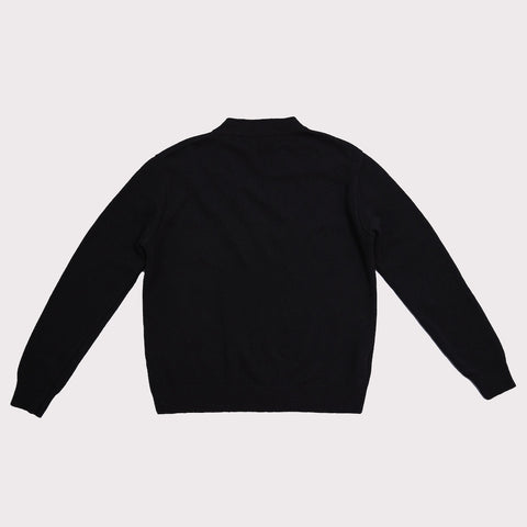 HADES Black Carrington with Cigarette Buttons up close back