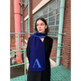 A Letter Scarf, Model wearing