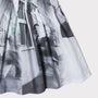 Detail shot of the print on the Ego's Arcady skirt.