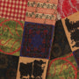 Detail image of the Patchwork scarf from the Afternoon of Life collection