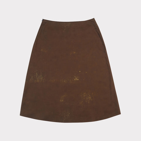 Back flatshot of The Peaches Skirt from The Afternoon of Life Collection 