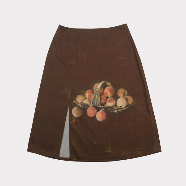 Front flatshot of The Peaches Skirt from The Afternoon of Life Collection 