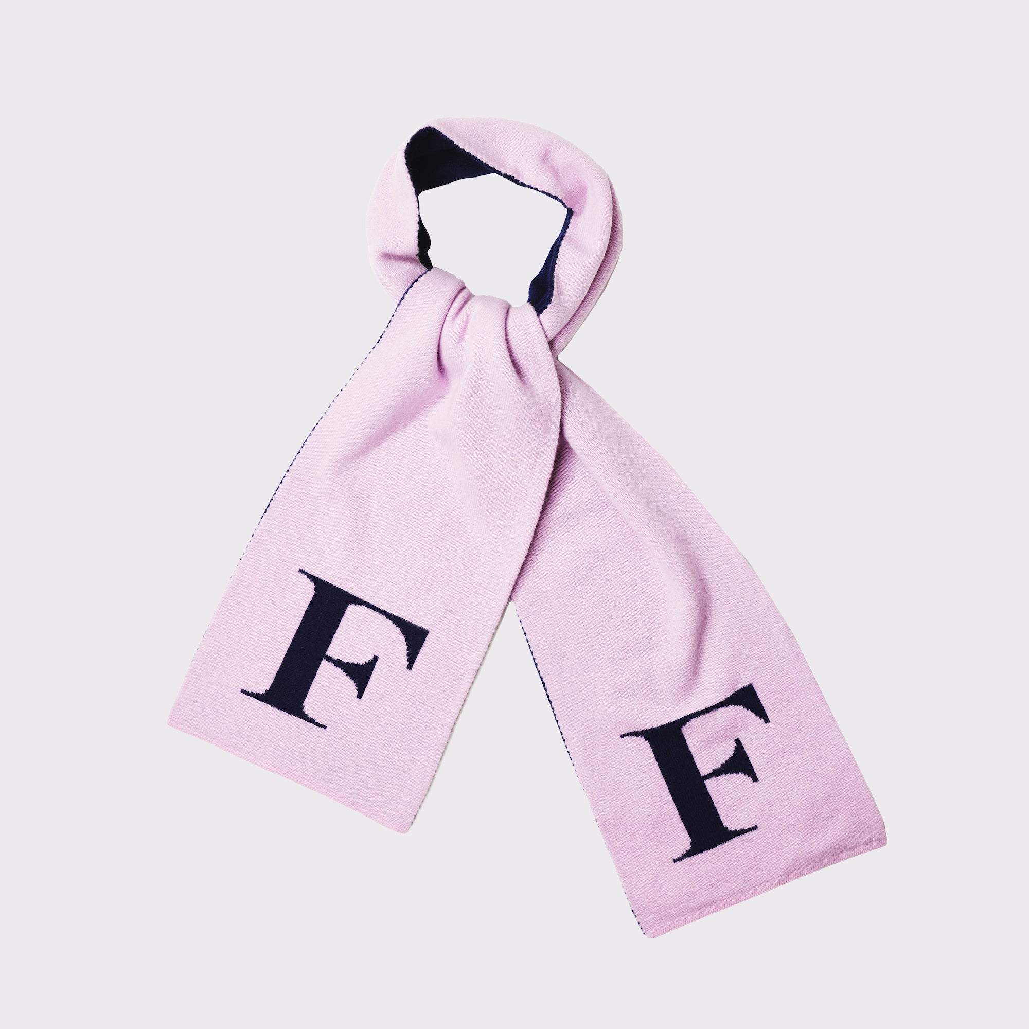 HADES Lambswool Scarf Alphabet F Scarf