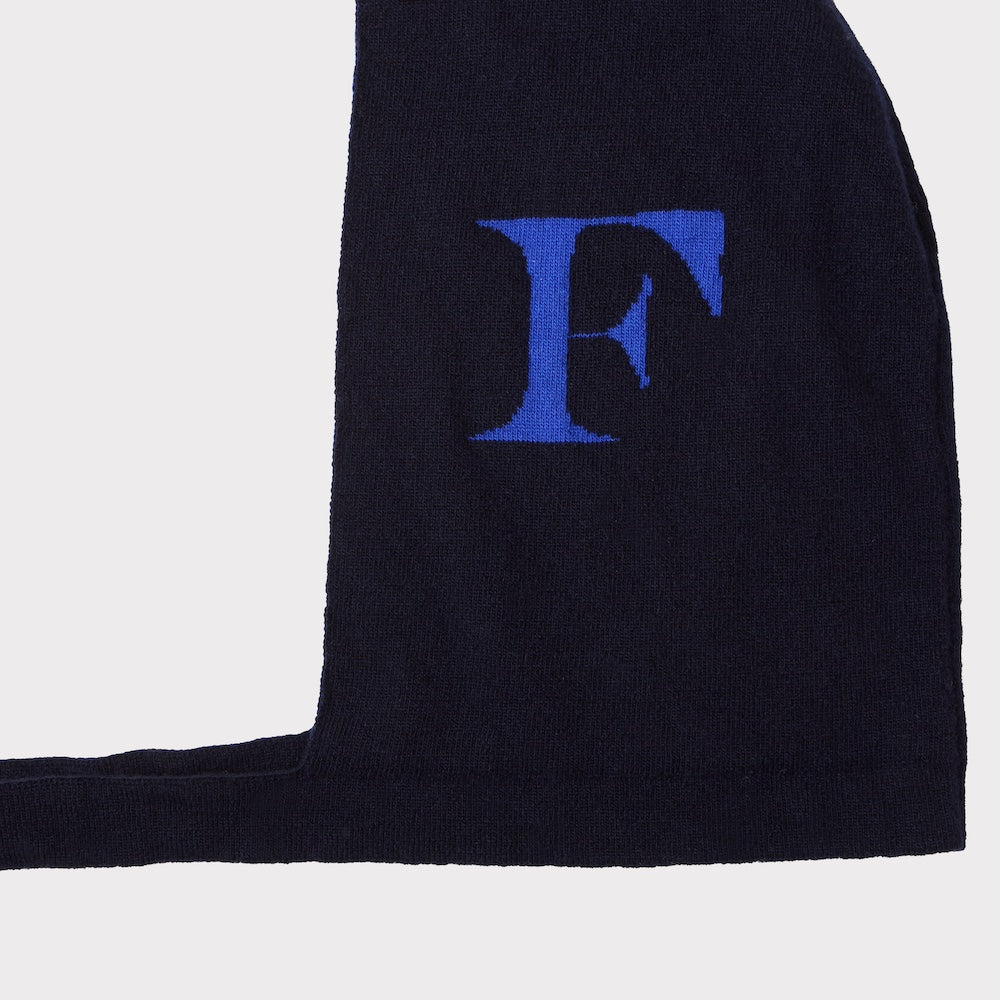 HADES Alphabet letter F hood flatshot detail