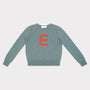HADES caspian jumper with a red letter 'E' 