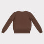 HADES brown knit with letter 'F' back