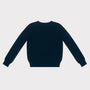 HADES navy sweater with a red letter 'K' back