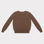 HADES Brown jumper with a blue letter 'L'  back