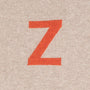 HADES beige sweater with a red letter 'Z'  slogan