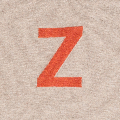 HADES beige sweater with a red letter 'Z'  slogan
