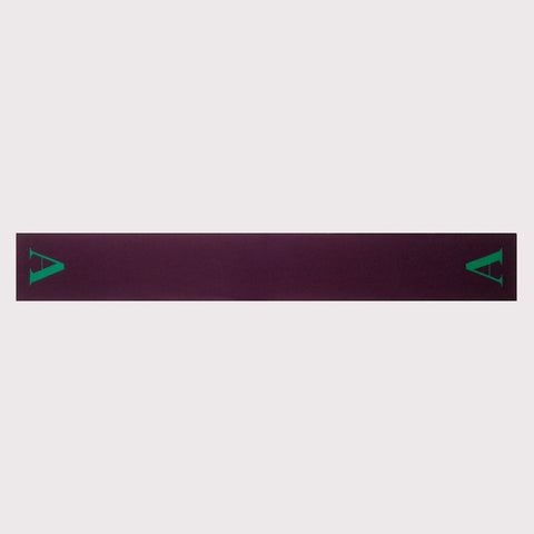 Flat image of the back of the 'A' scarf flat
