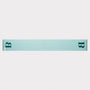 Flat image of the front of the 'B' scarf.