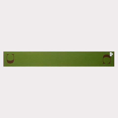 Flat image of the front of the 'C' scarf.