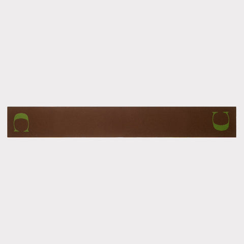 Flat image of the back of the 'C' scarf.
