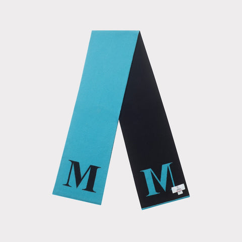 HADES Alphabet letter M scarf folded