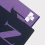 HADES Alphabet letter N scarf detail