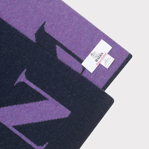 HADES Alphabet letter N scarf detail