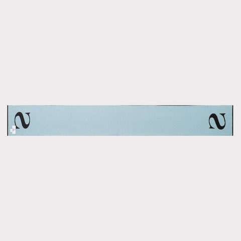 HADES black and ice blue Alphabet S scarf back