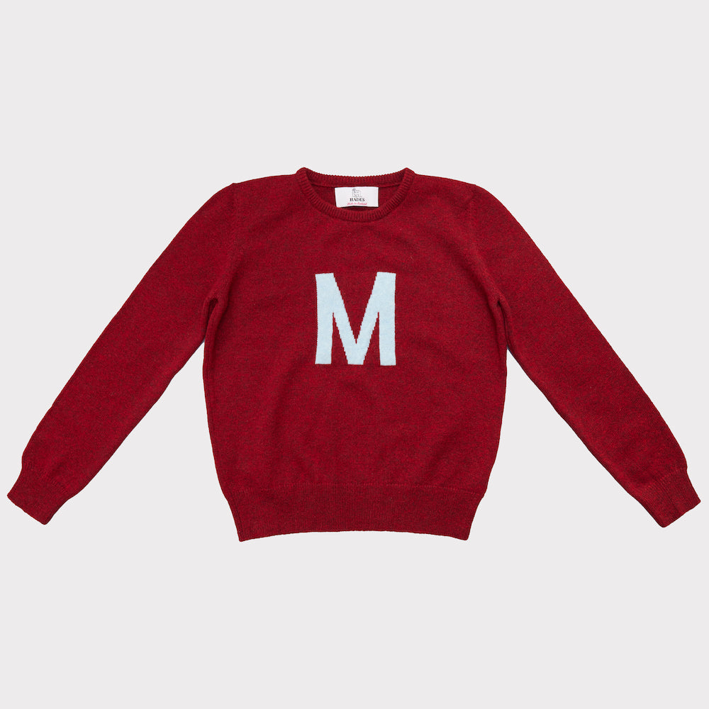 HADES | Alphabet M Knit | Lambswool Wool Jumper