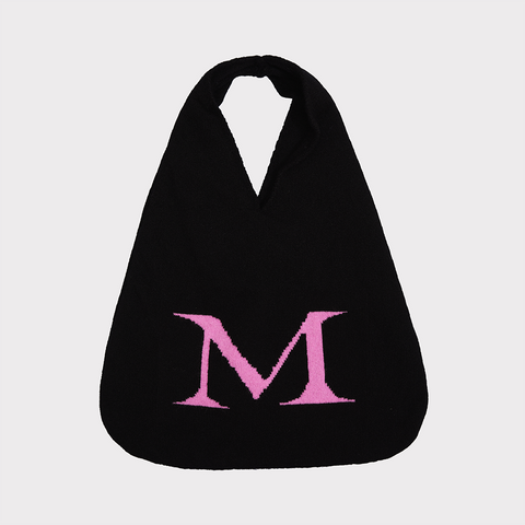 HADES Wool Letter M bag Front