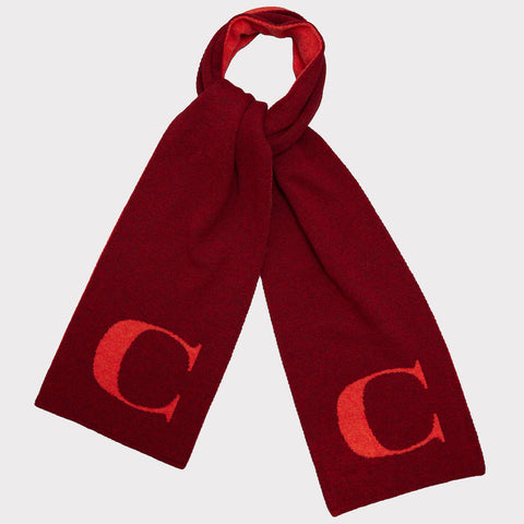 HADES letter C scarf