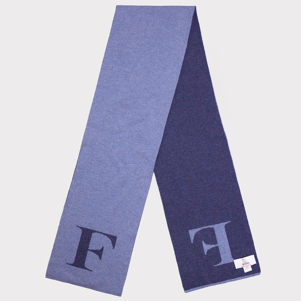 HADES | Lambswool Scarf | Alphabet F Scarf