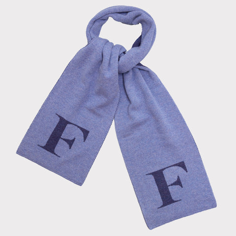 HADES letter F scarf