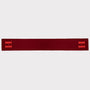 Front image of 'H' scarf laid flat.