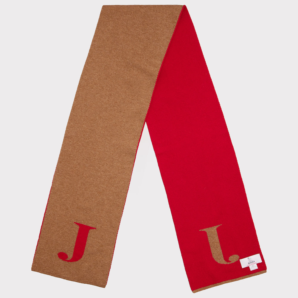 HADES letter J scarf