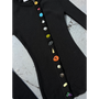 HADES Asymmetrical Cardigan v2 buttons up close