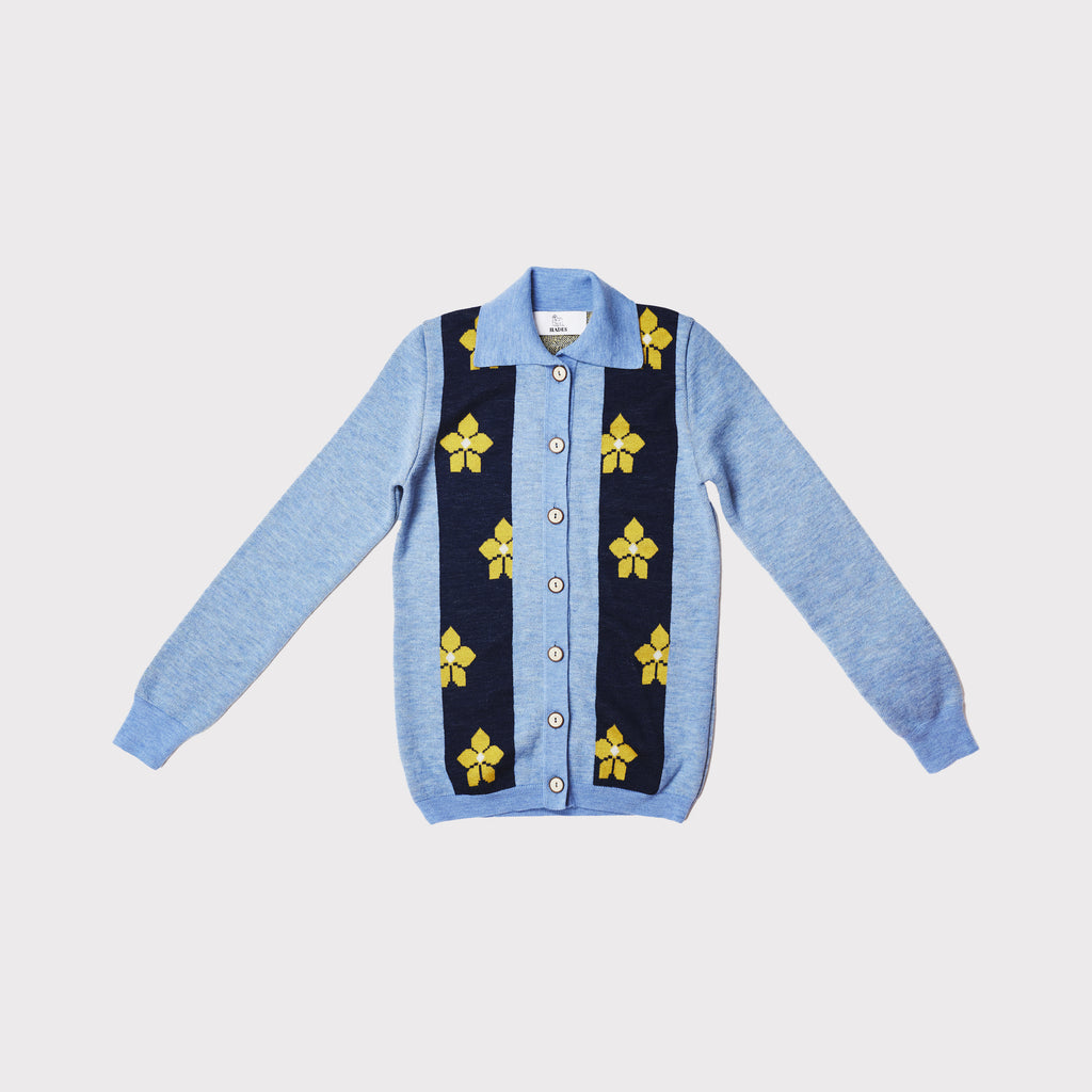 Barbauld Cardigan | Blue Floral