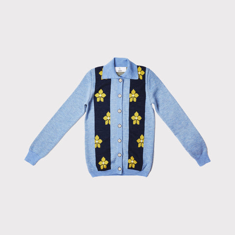Barbauld Cardigan | Blue Floral
