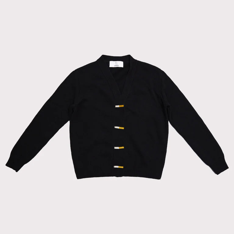 Carrington Cardigan | Black | Cigarette