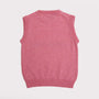 Back flat shot of the pink and green Blondie vest