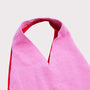 Close up of the handle on the 'Call Me' Blondie bag