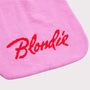 Close up of the Blondie slogan on the 'Call Me' bag