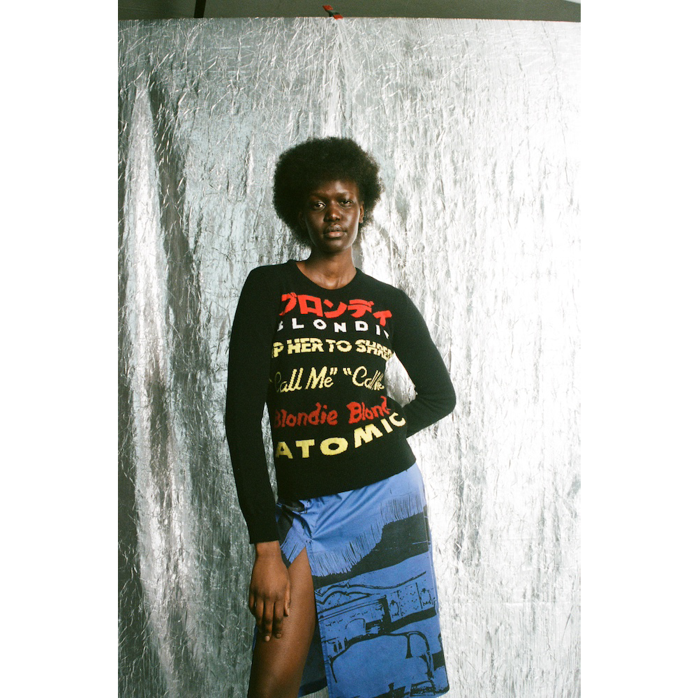 HADES Blondie 50th Anniversary Knit Model Wearing