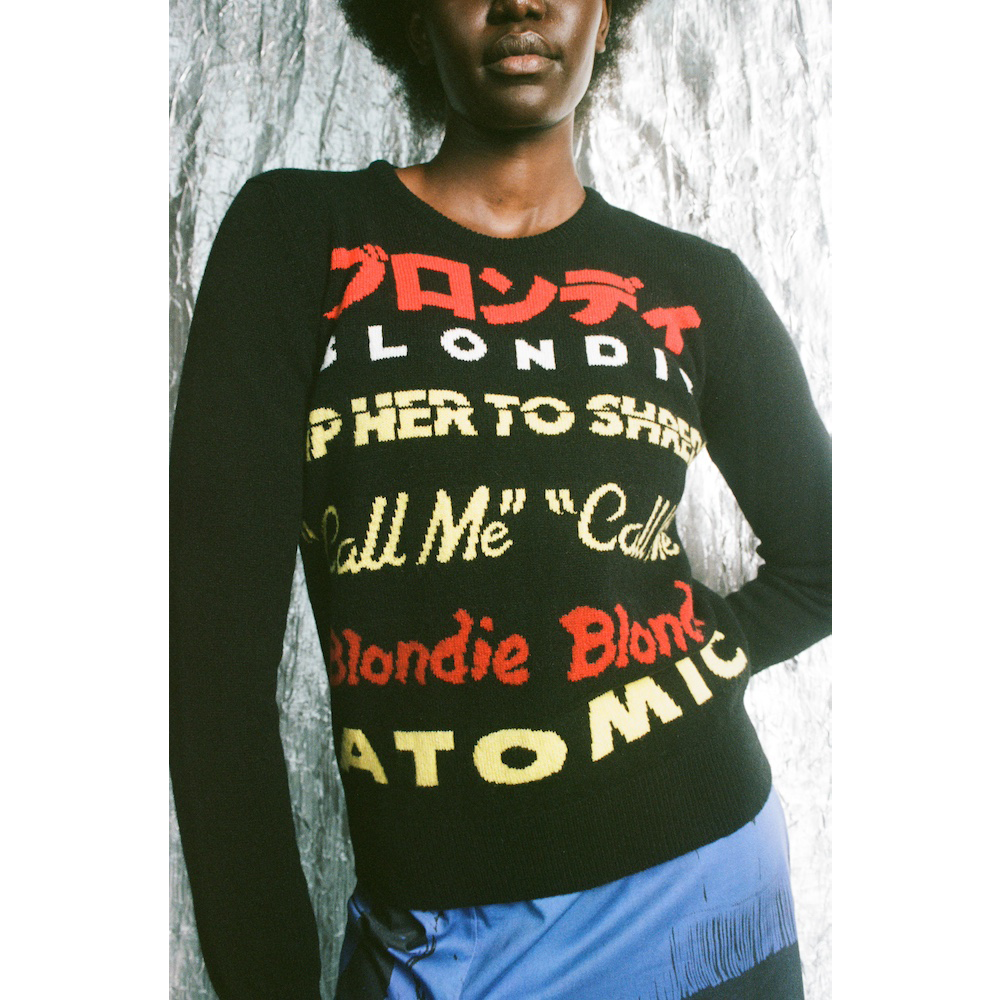 HADES Blondie 50th Anniversary Knit Model Wearing