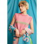 Model wearing HADES Blondie vest