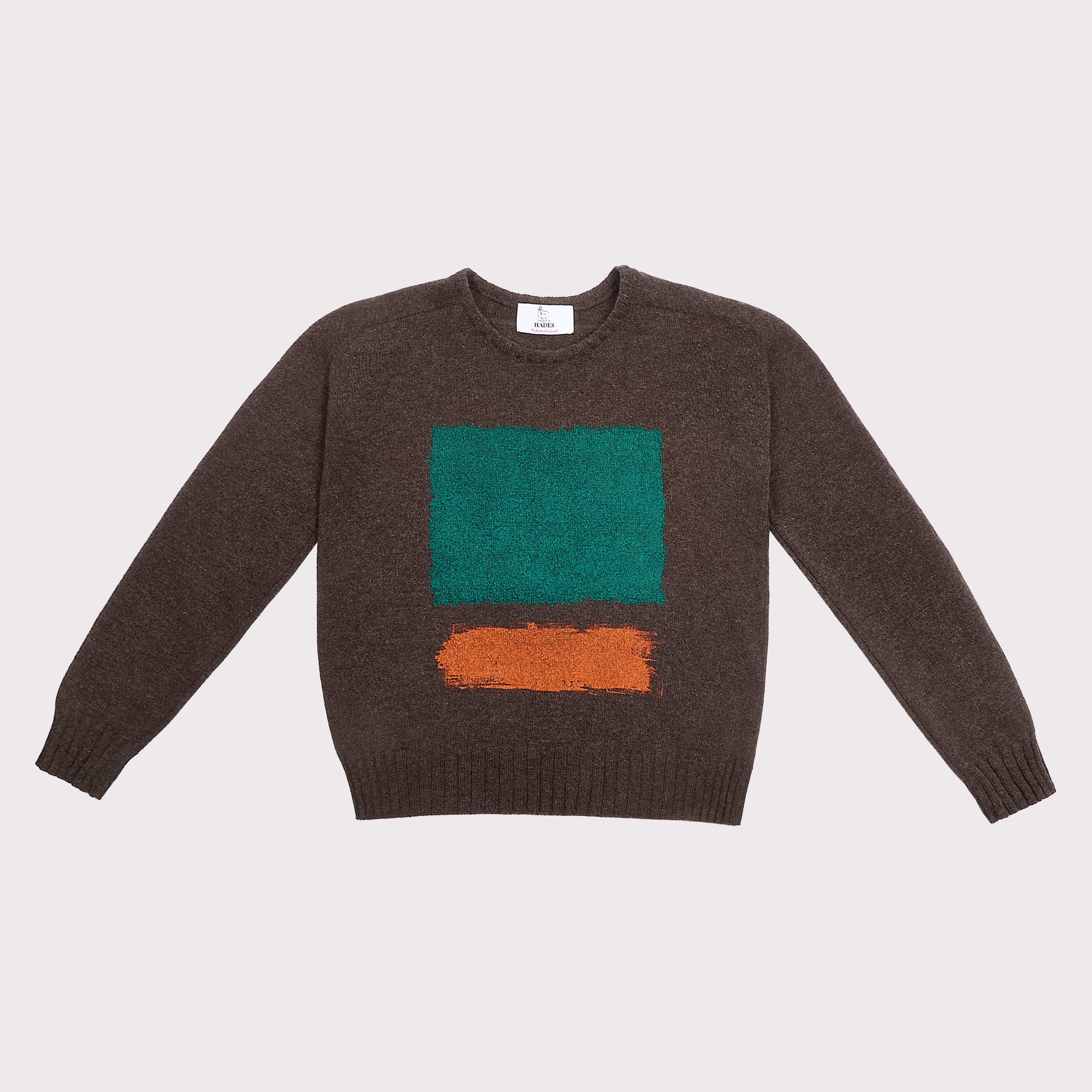 Flatshot of front of Gesture knit