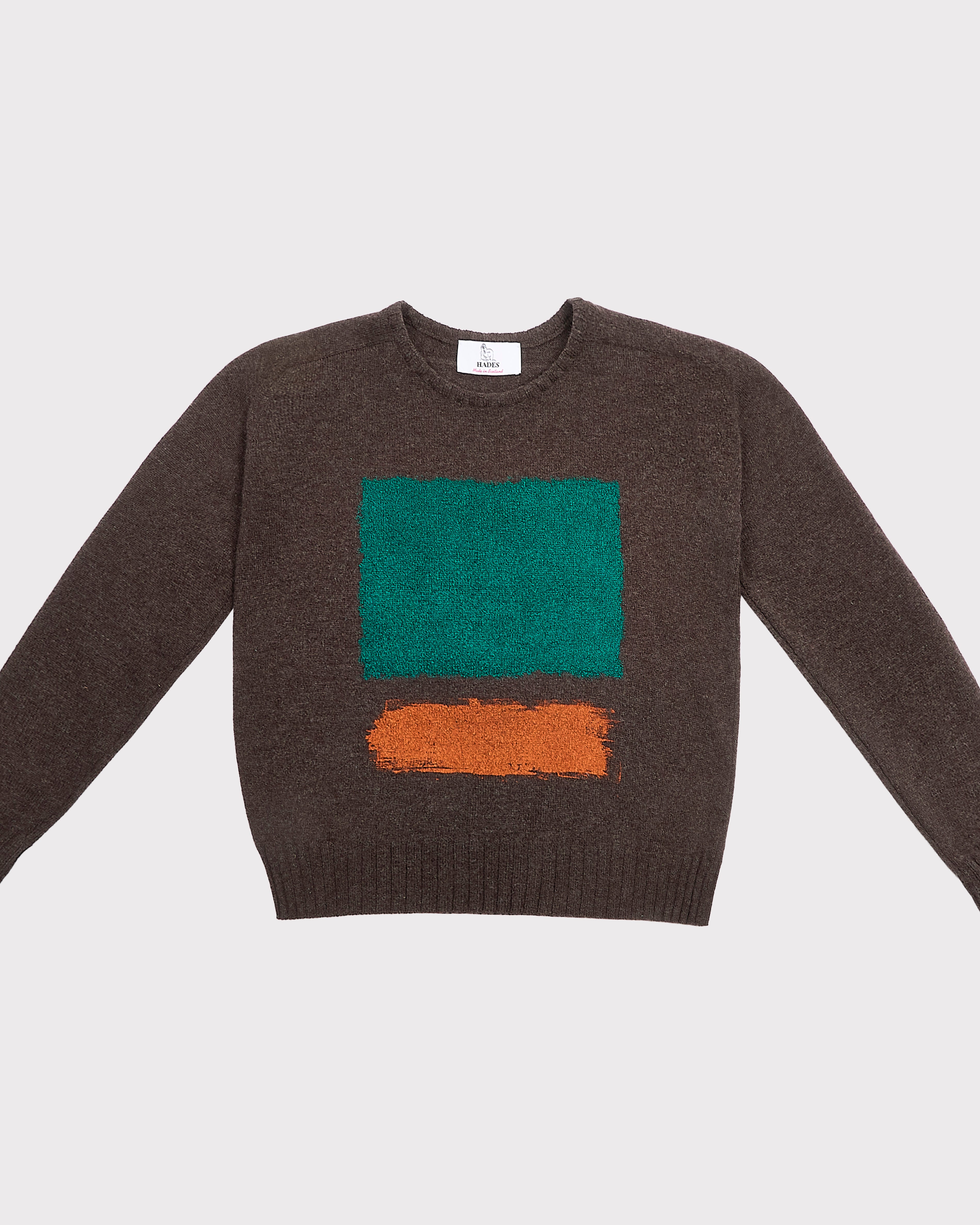 Flatshot of front of Gesture knit
